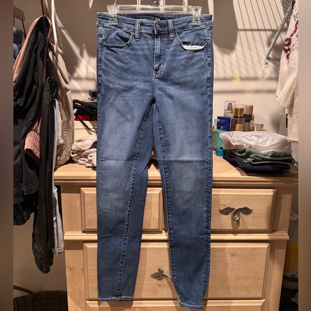 American Eagle Outfitters Blue Skinny Jeans